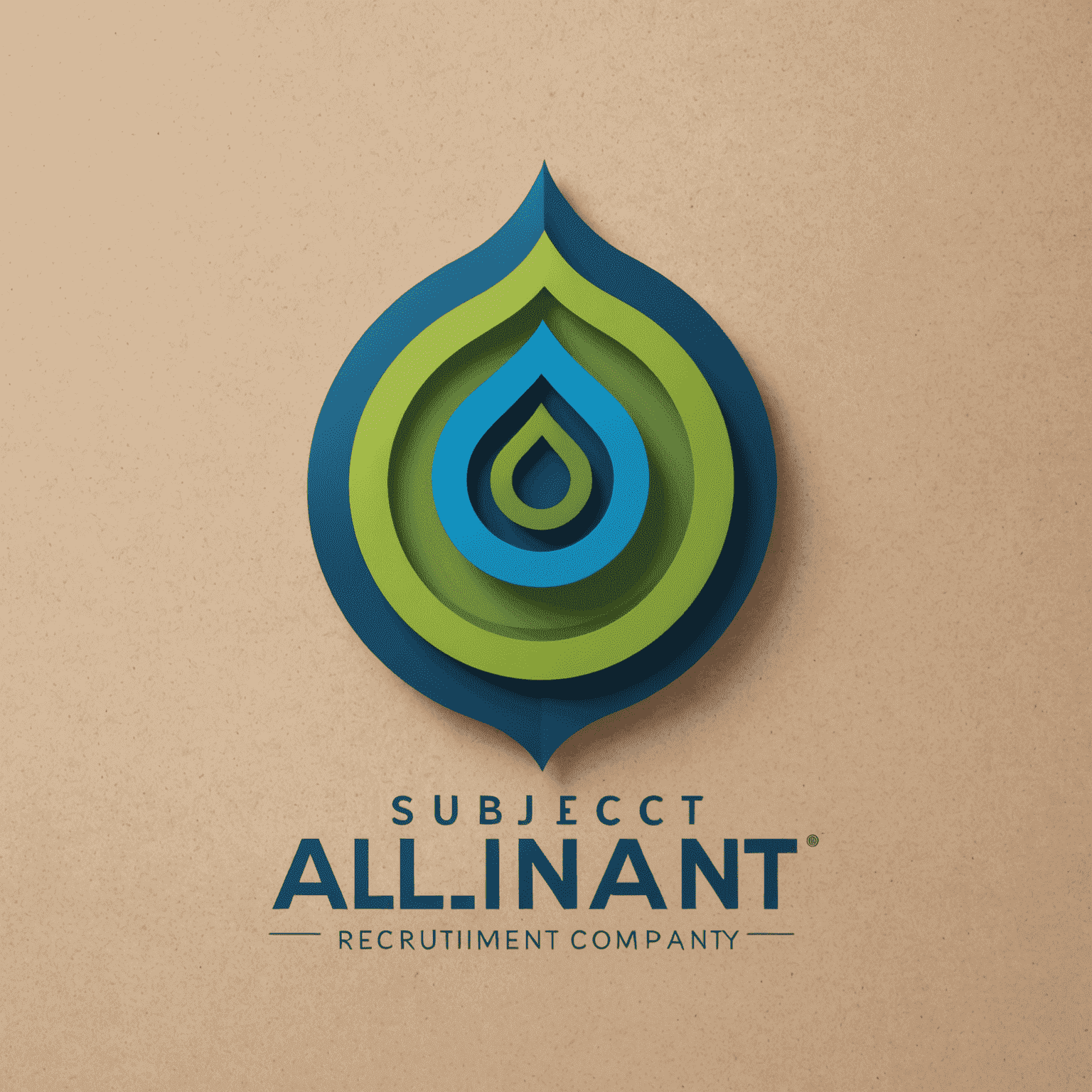 Alliant Recruitment Company logo featuring a modern, minimalist design with blue and green elements